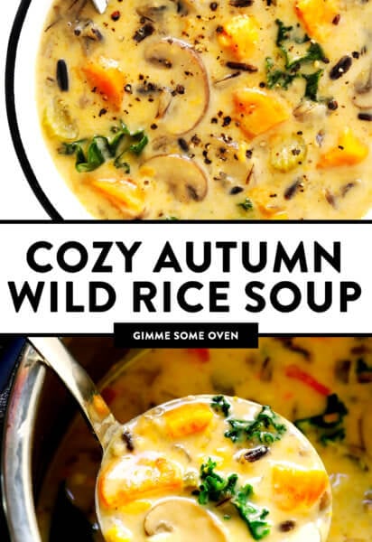Cozy Autumn Wild Rice Soup