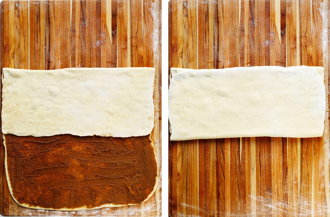 How To Fold Swedish Cinnamon Bun Dough