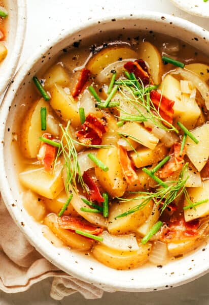 Potato Bacon Fennel Soup